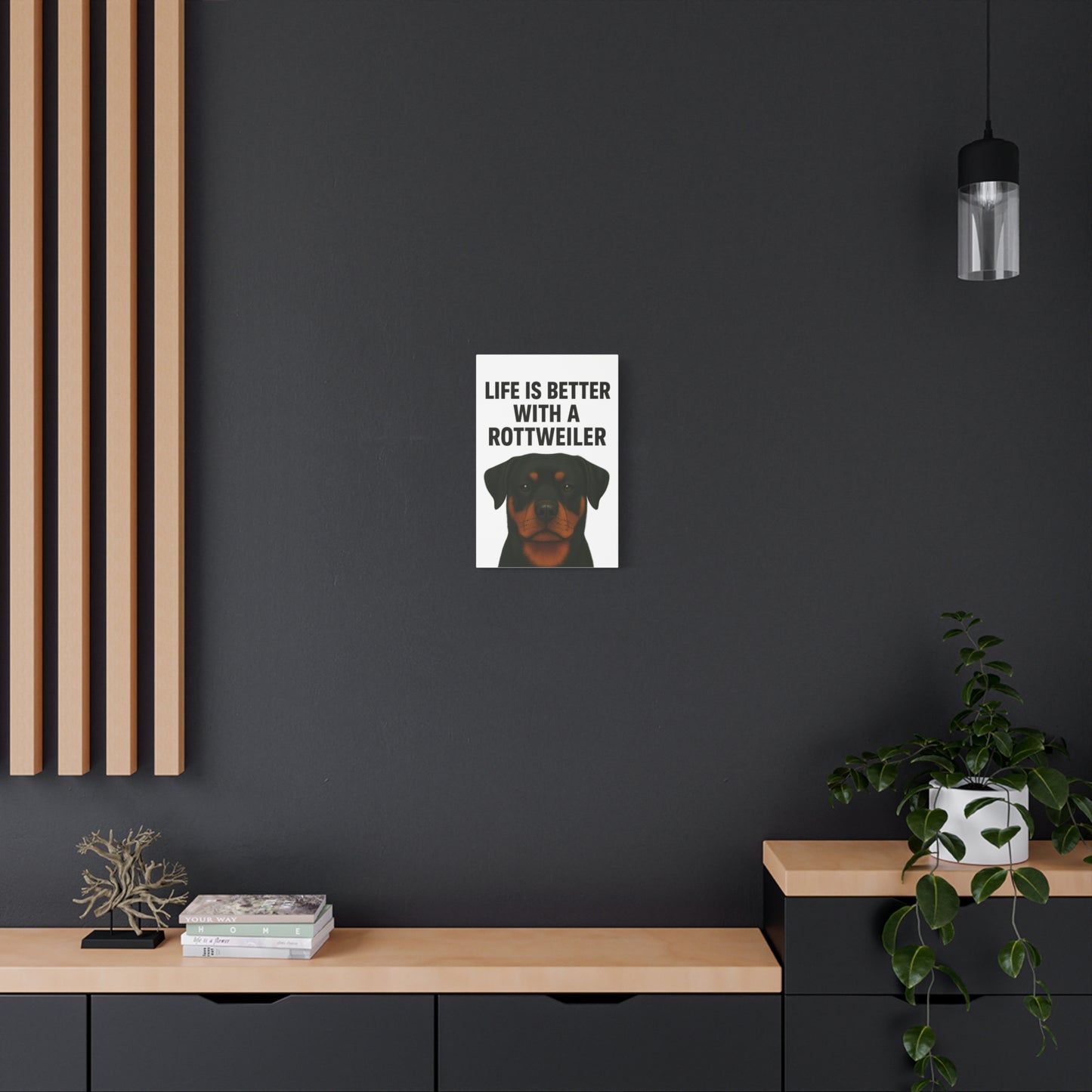 Rottweiler Canvas Art