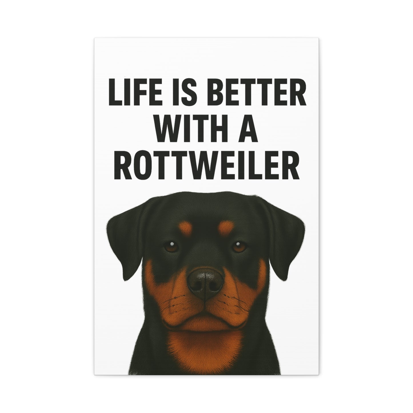 Rottweiler Canvas Art