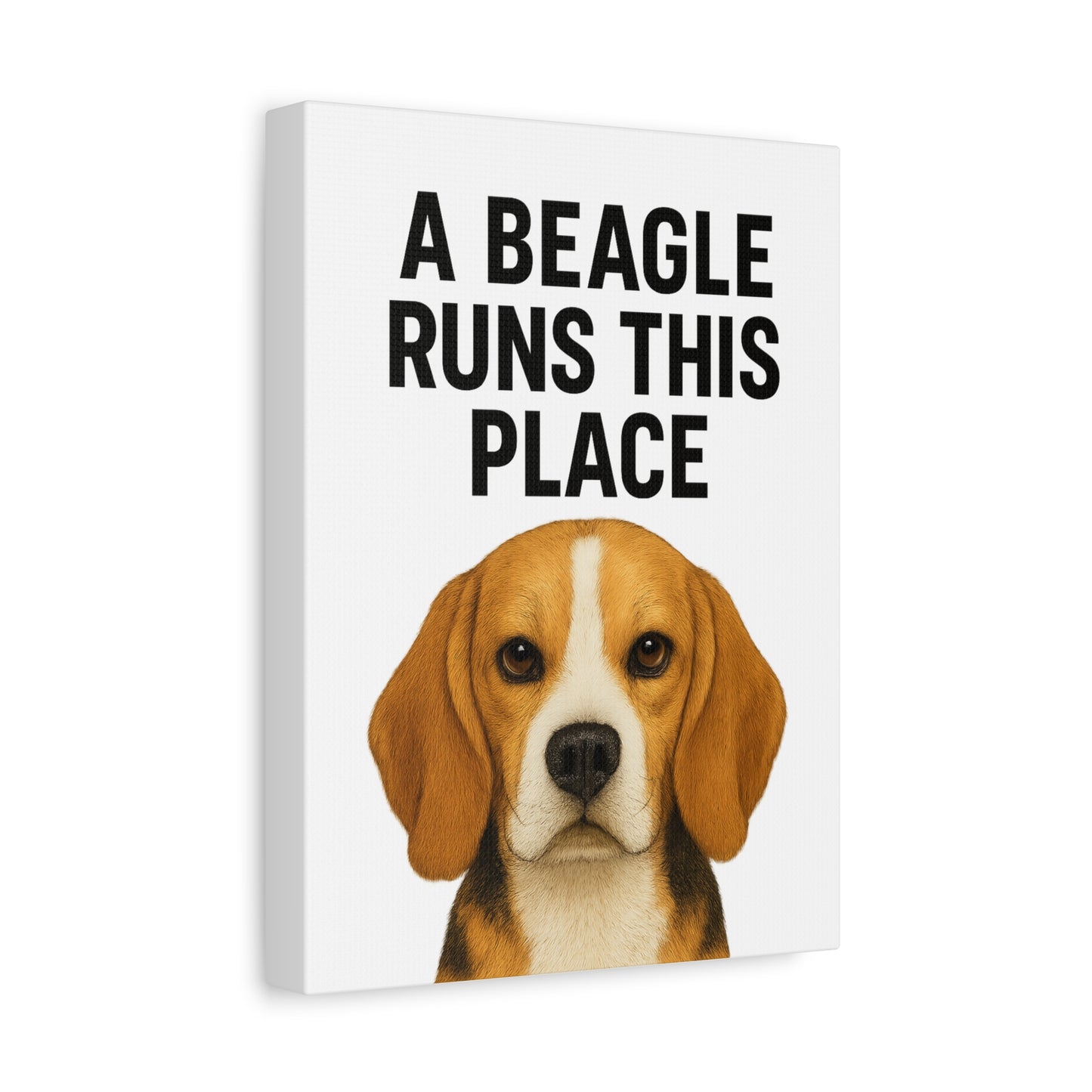 Beagle Quote Canvas Art | Dog Lover's Wall Decor, Pet Owner Gift, Home Decor, Animal Lover Gift, Dog-Themed Wall Art