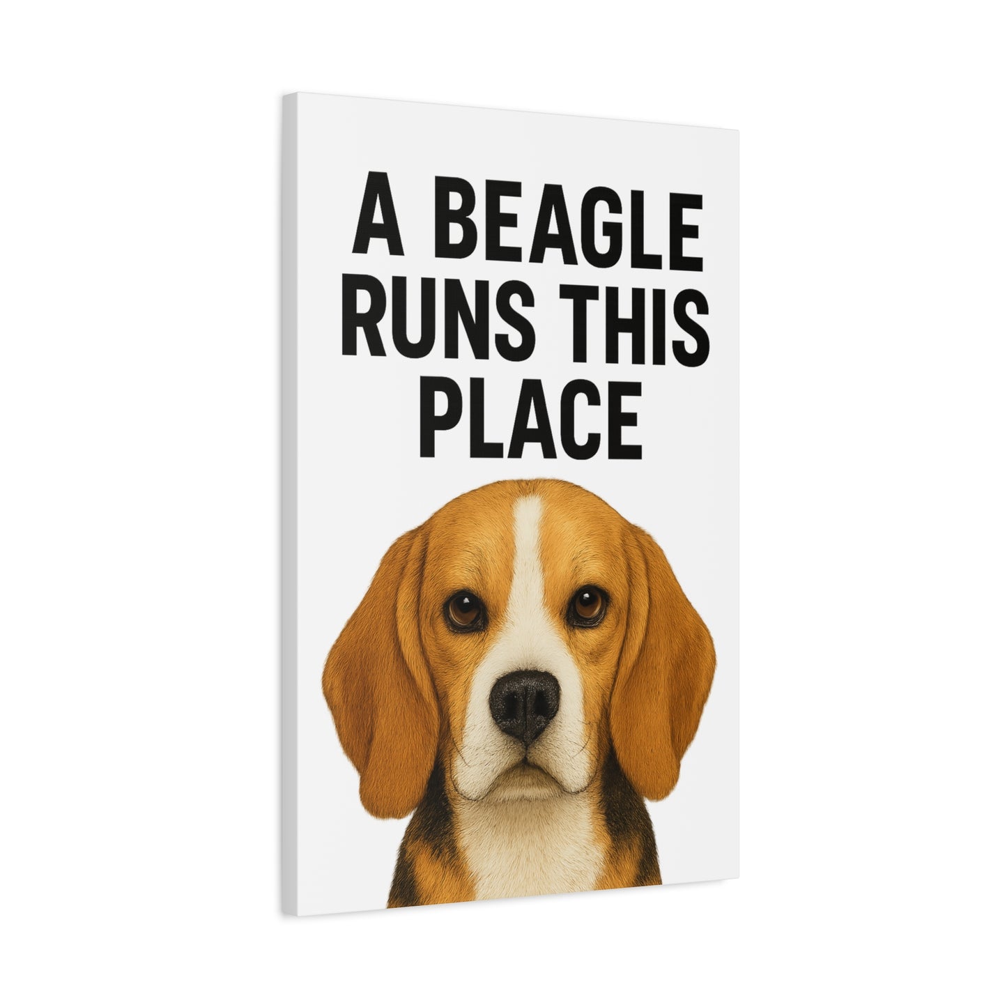 Beagle Quote Canvas Art | Dog Lover's Wall Decor, Pet Owner Gift, Home Decor, Animal Lover Gift, Dog-Themed Wall Art