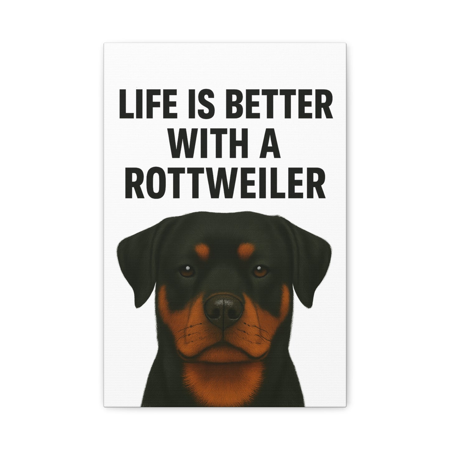 Rottweiler Canvas Art