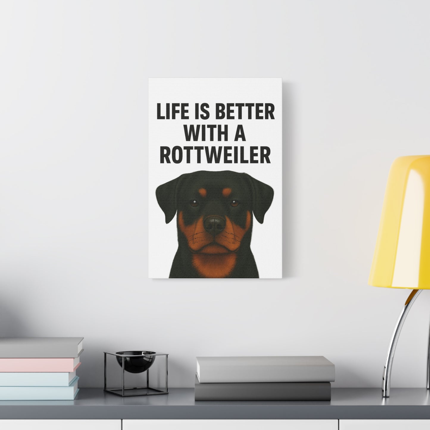 Rottweiler Canvas Art