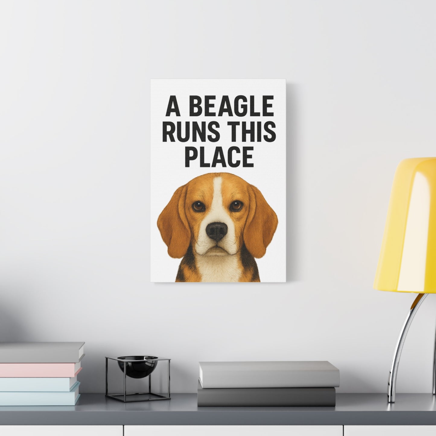 Beagle Quote Canvas Art | Dog Lover's Wall Decor, Pet Owner Gift, Home Decor, Animal Lover Gift, Dog-Themed Wall Art
