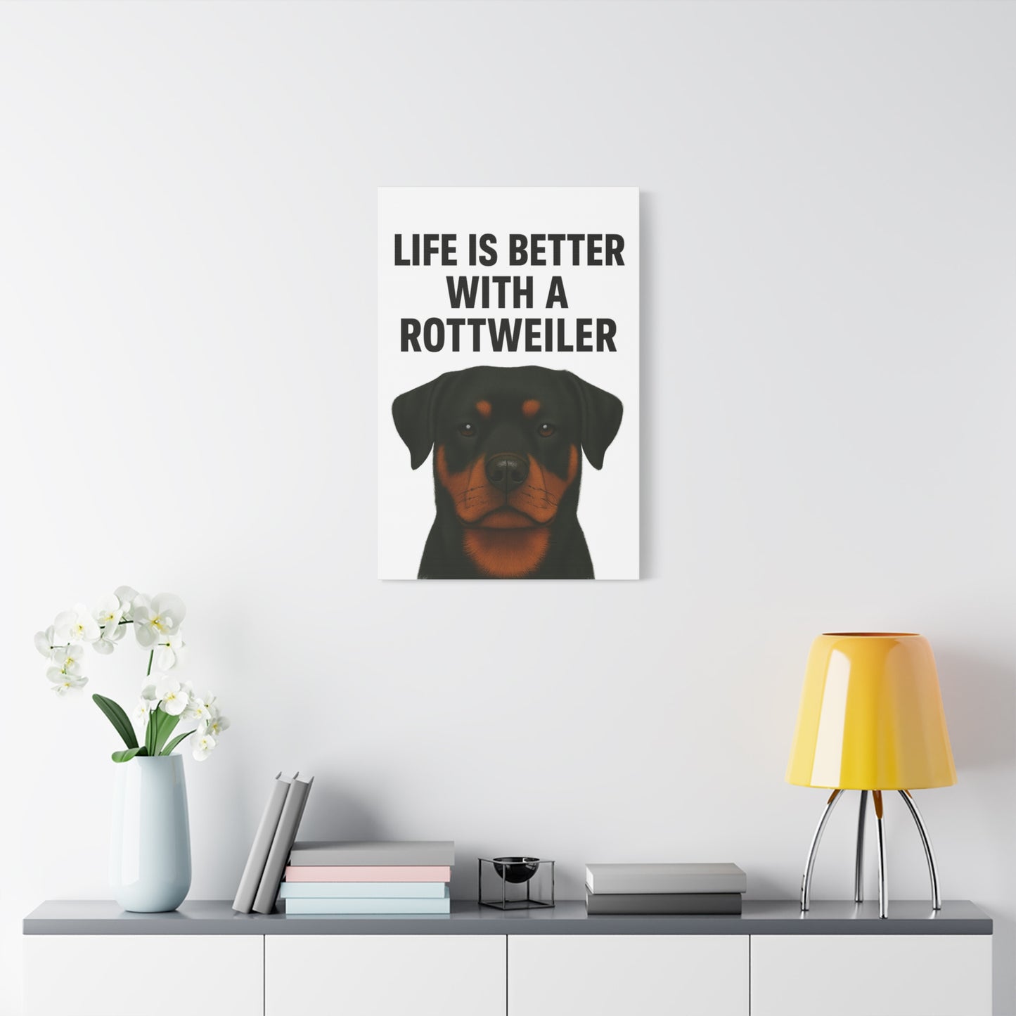 Rottweiler Canvas Art