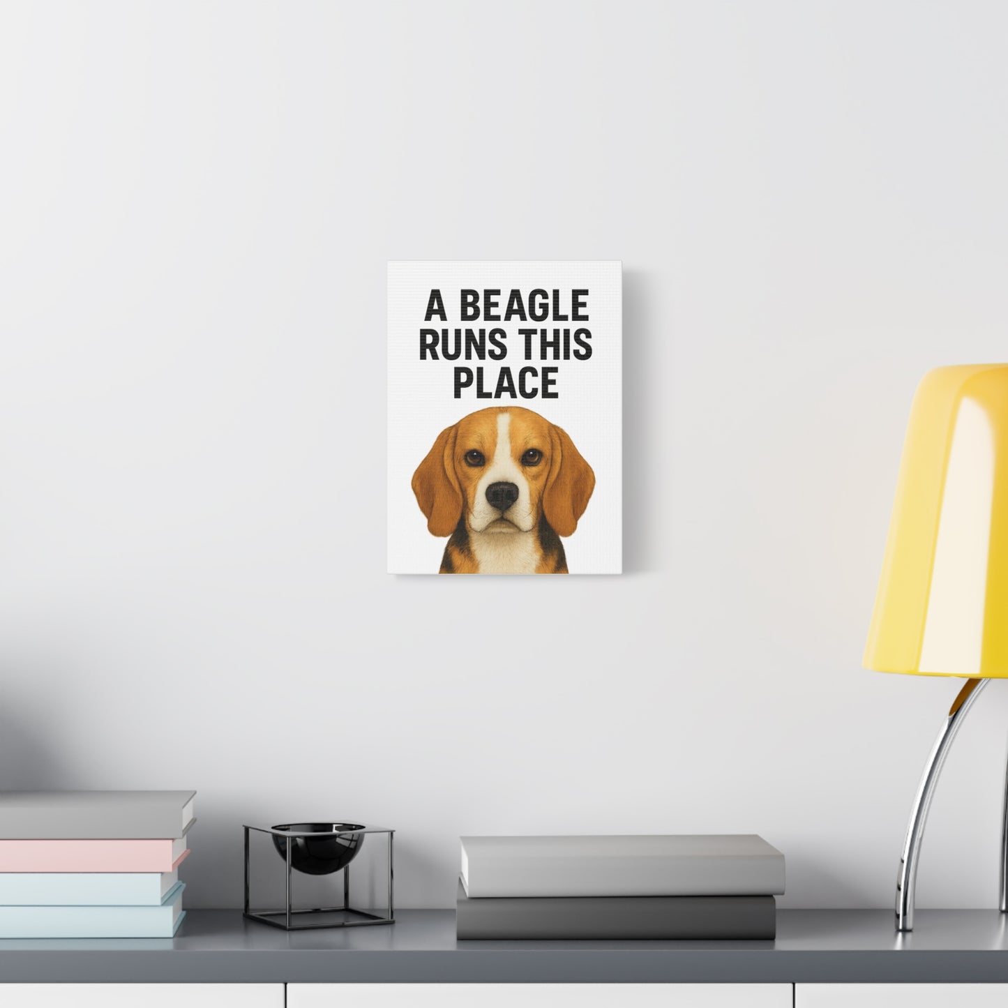 Beagle Quote Canvas Art | Dog Lover's Wall Decor, Pet Owner Gift, Home Decor, Animal Lover Gift, Dog-Themed Wall Art