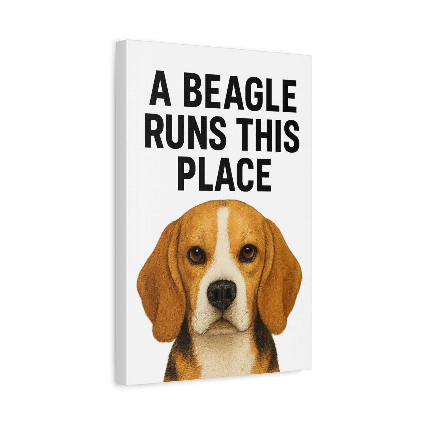 Beagle Quote Canvas Art | Dog Lover's Wall Decor, Pet Owner Gift, Home Decor, Animal Lover Gift, Dog-Themed Wall Art