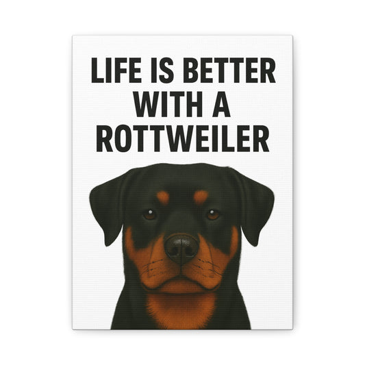 Rottweiler Canvas Art